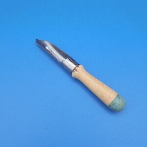 Vintage Stainless Steel Apple peeler and Corer with Wooden Handle